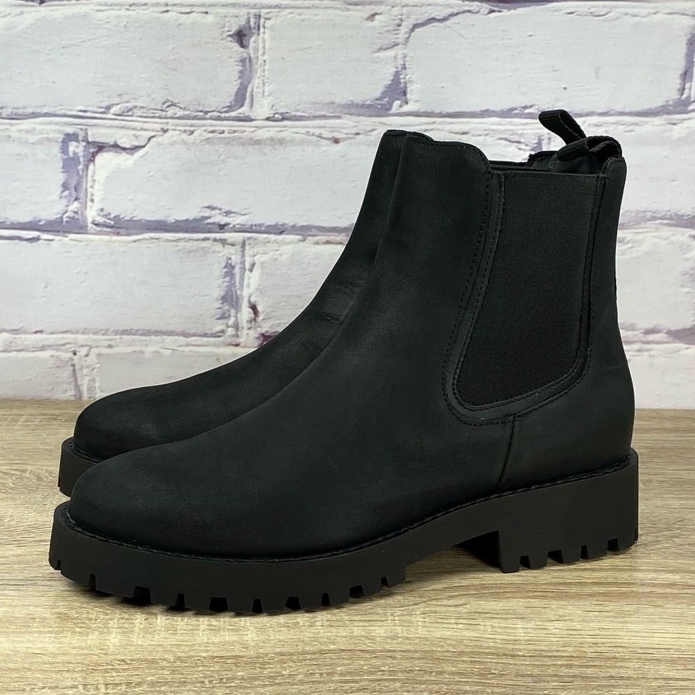 Thursday Boot Company Legend Chelsea Ankle Boots Black Matte Women's 7 Rugged